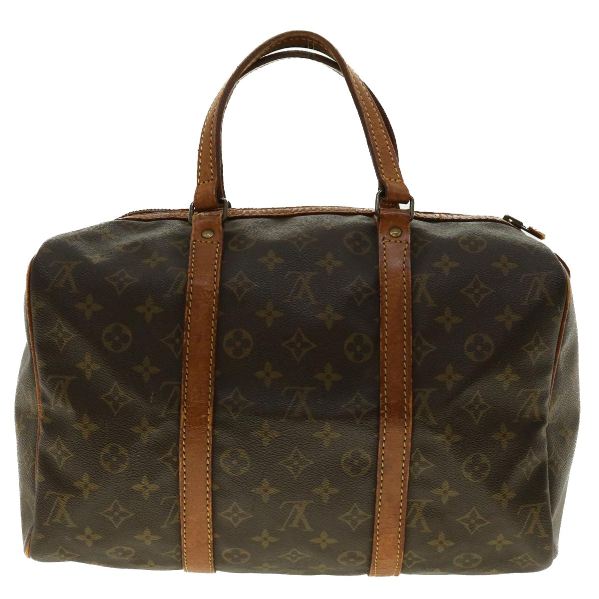 LOUIS VUITTON Monogram Sac Souple 35 Boston Bag M41626 LV Auth bs4831