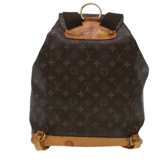 LOUIS VUITTON Monogram Montsouris GM Backpack M51135 LV Auth bs5234