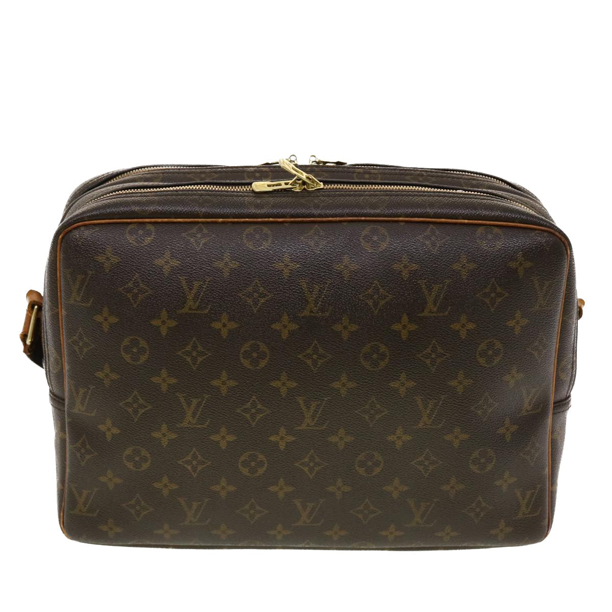 LOUIS VUITTON Monogram Reporter GM Shoulder Bag M45252 LV Auth bs5237