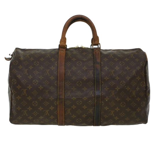 LOUIS VUITTON Monogram Keepall 45 Boston Bag M41428 LV Auth bs5289