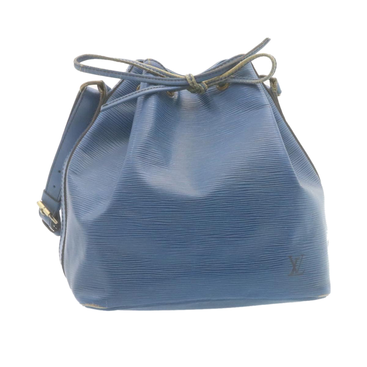 LOUIS VUITTON Epi Petit Noe Shoulder Bag Blue M44105 LV  bs546
