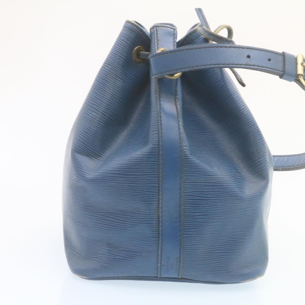 LOUIS VUITTON Epi Petit Noe Shoulder Bag Blue M44105 LV  bs546