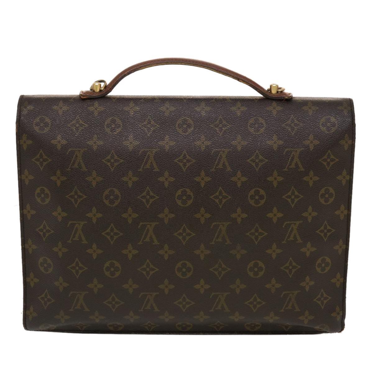 LOUIS VUITTON Monogram Porte Documents Bandouliere Bag 2way M53338 Auth bs5892