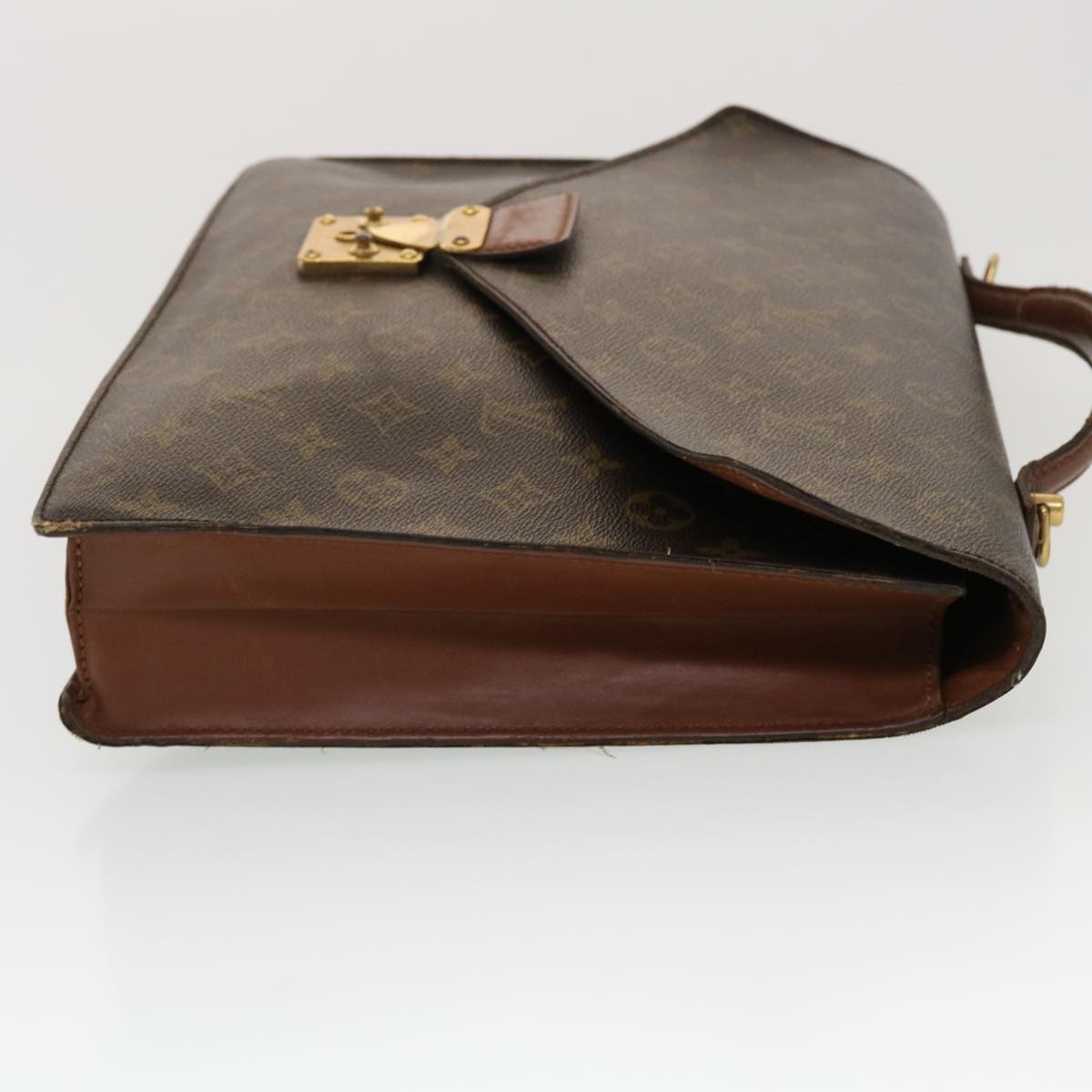 LOUIS VUITTON Monogram Porte Documents Bandouliere Bag 2way M53338 Auth bs5892