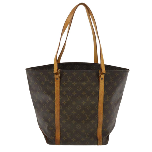LOUIS VUITTON Monogram Sac Shopping Tote Bag M51108 LV Auth bs5929