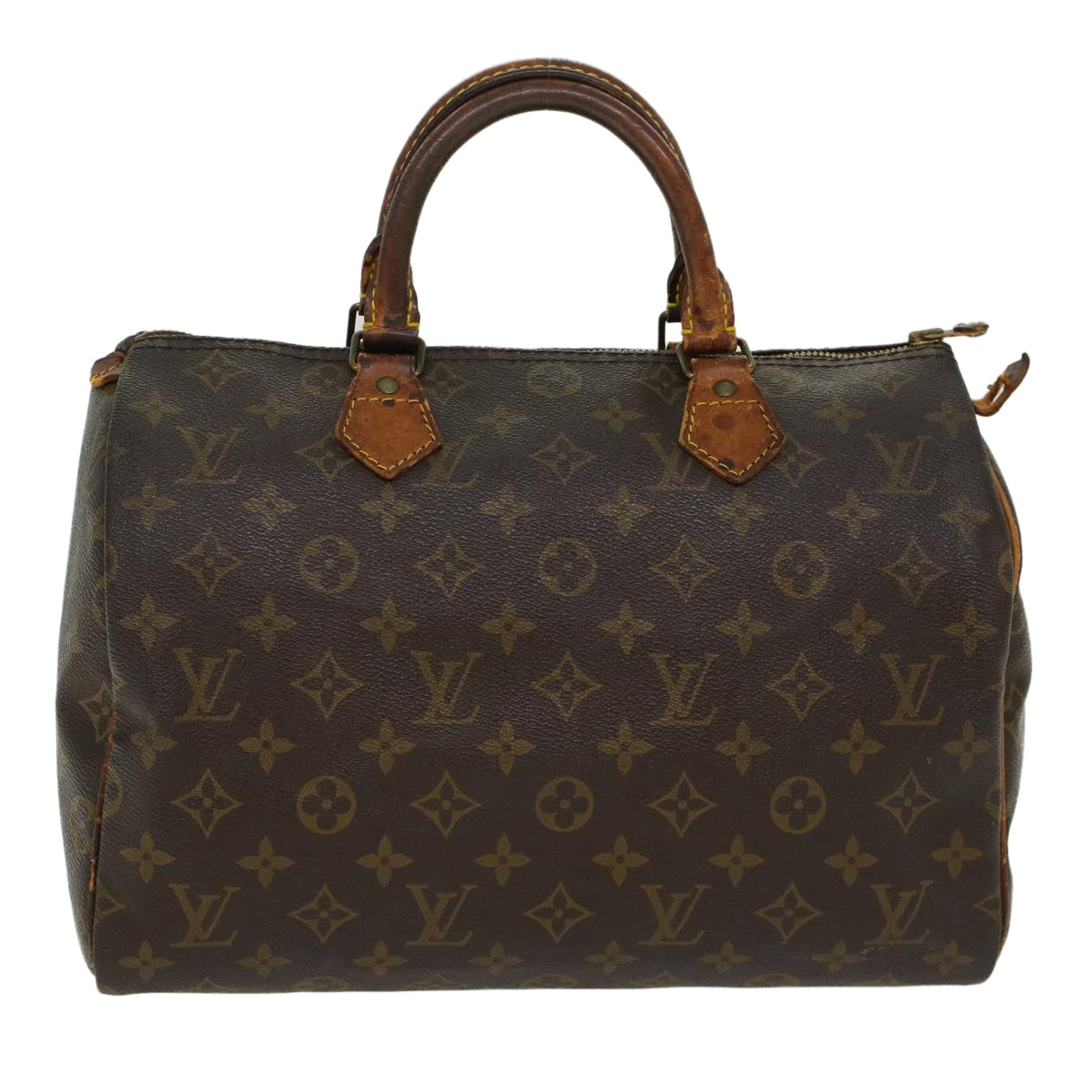 LOUIS VUITTON Monogram Speedy 30 Hand Bag M41526 LV Auth bs6189