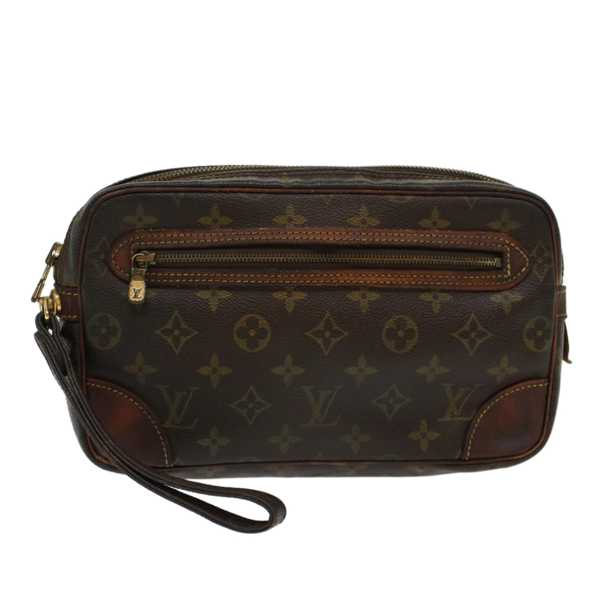 LOUIS VUITTON Monogram Marly Dragonne PM Clutch Bag M51827 LV  bs6801