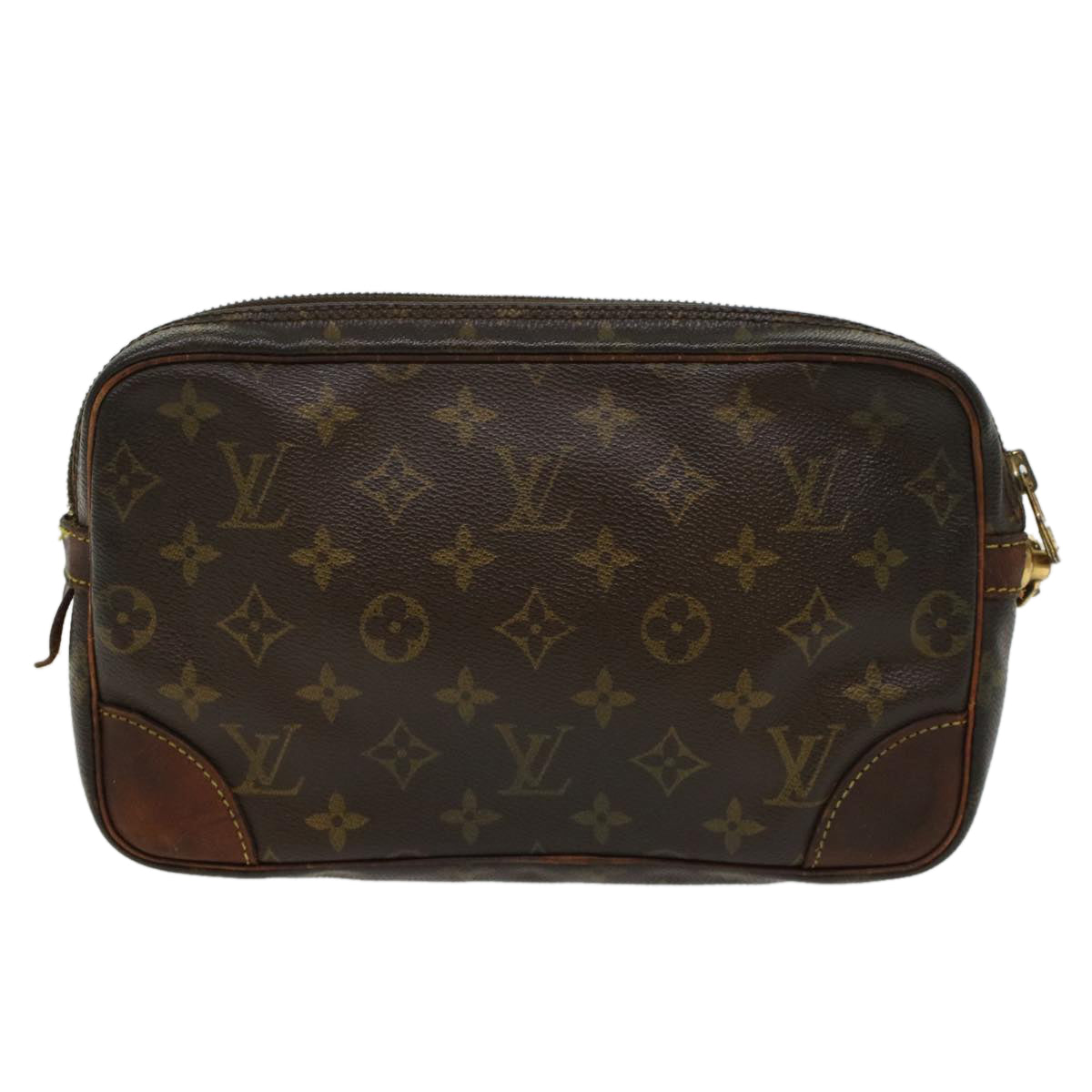 LOUIS VUITTON Monogram Marly Dragonne PM Clutch Bag M51827 LV  bs6801