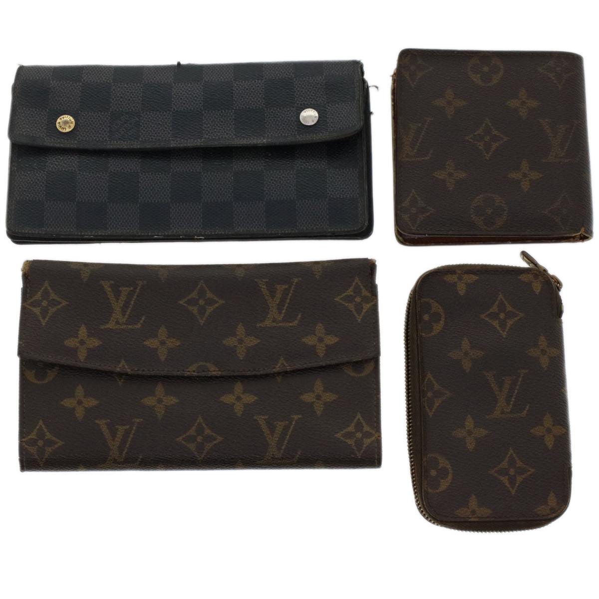 LOUIS VUITTON Monogram Wallet 4Set LV  bs6832
