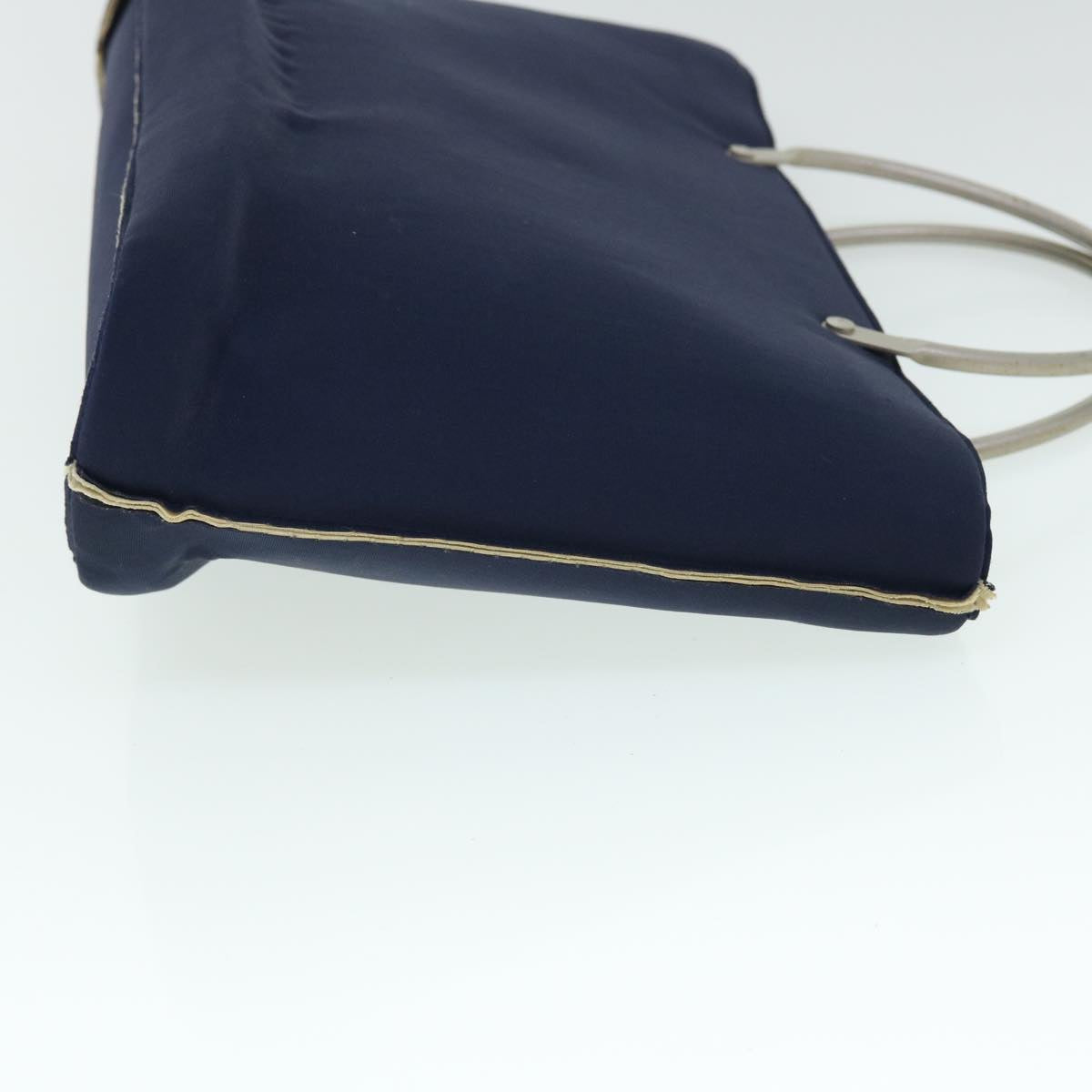 Top Quality Chanel Hand Bag Canvas Navy CC Auth bs8016