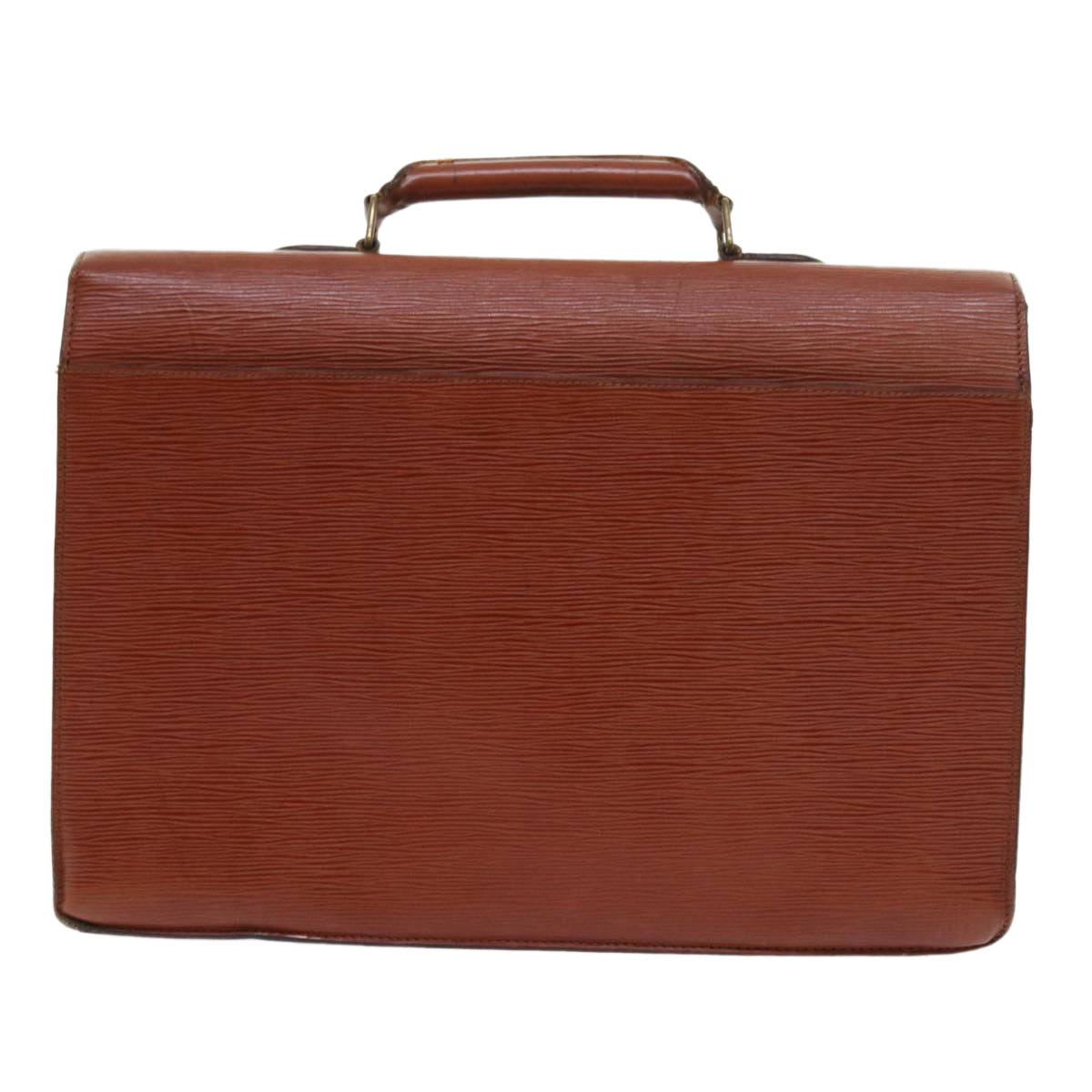 LOUIS VUITTON Epi Serviette Conseiller Briefcase Brown M54423 LV Auth bs9034