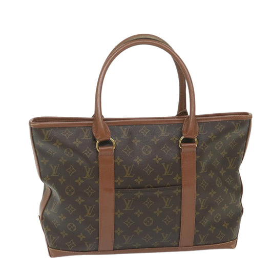LOUIS VUITTON Monogram Sac Weekend PM Tote Bag M42425 LV Auth bs9783