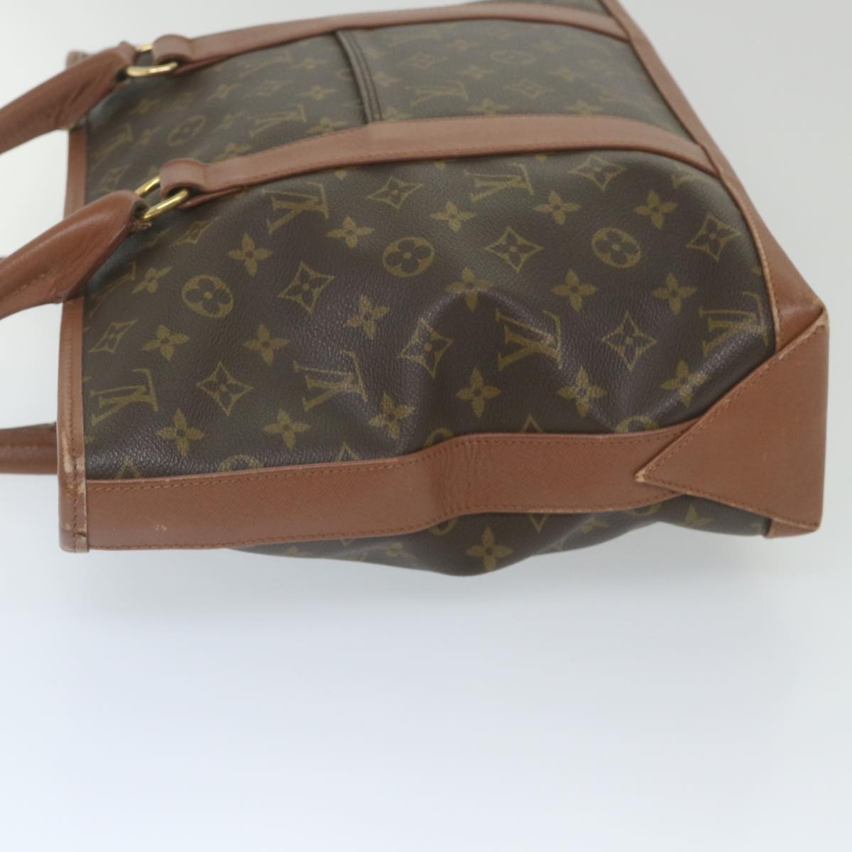 LOUIS VUITTON Monogram Sac Weekend PM Tote Bag M42425 LV Auth bs9783