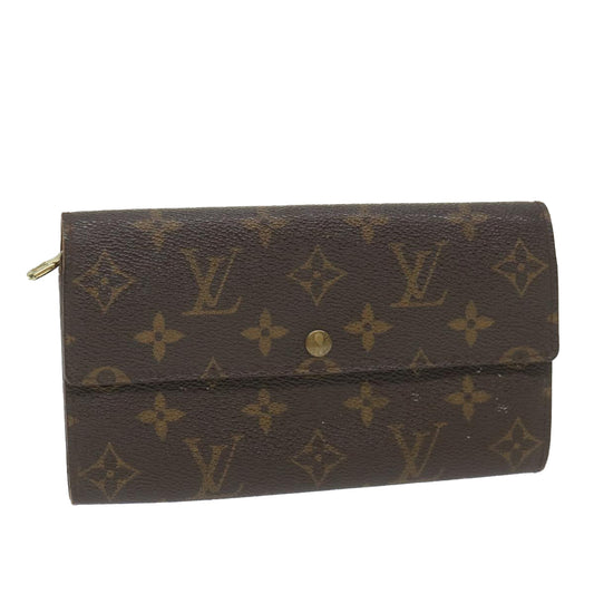 LOUIS VUITTON Monogram Portefeuille Sarah Long Wallet M60531 LV Auth bs9879