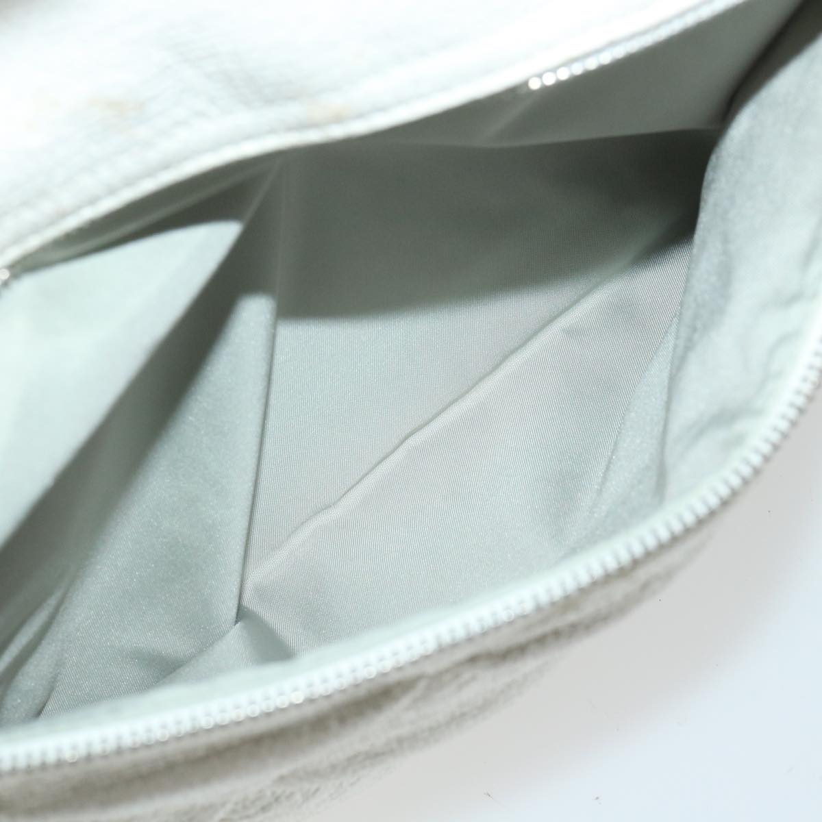 CHANEL Paris Biarritz Tote Bag Coated Canvas White CC Auth bs9935