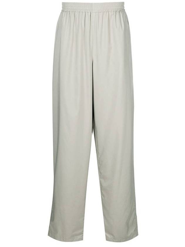 Luxury Balenciaga  Wide Leg Track Pants Beige