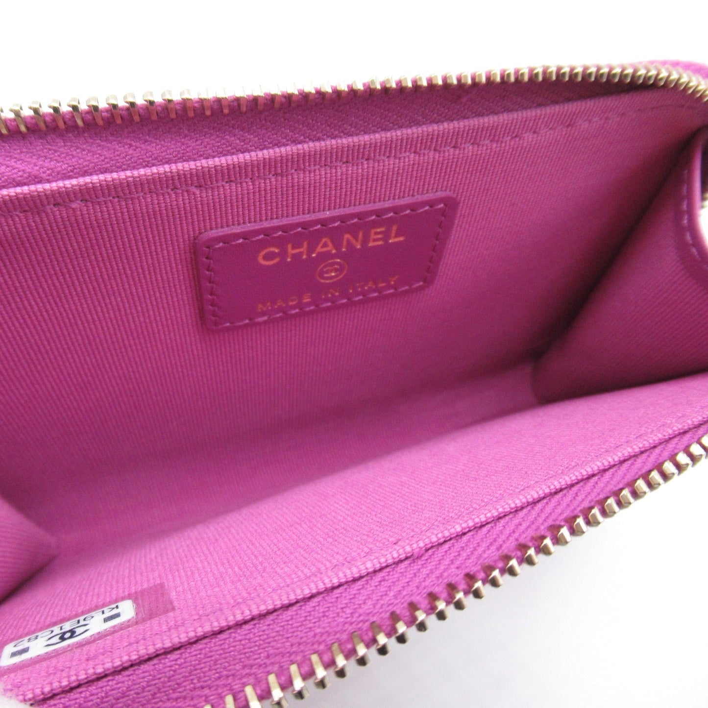 Chanel Coincase Coincase Wallet Caviar S  Pearl Box