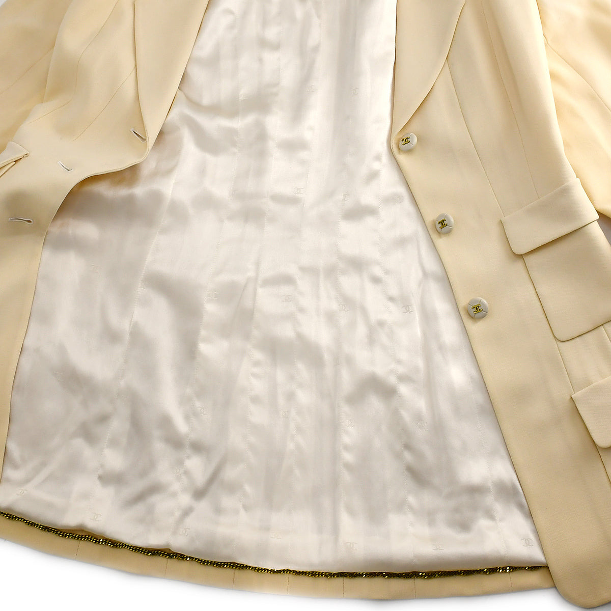 Chanel Spring 1995 Single Breasted Jacket #40