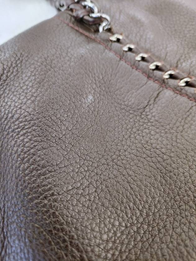 Daol Sangin Branch CC chain shopper bag burgundy 10th condition A Chanel