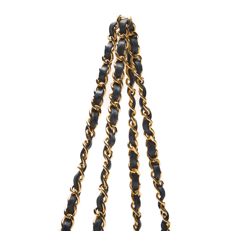 Chanel Matrasse Double Chain Shoulder  Black  Shoulder Bag Mini Shoulder  Bag Hybrid 【 Delivery】 Himalan Online