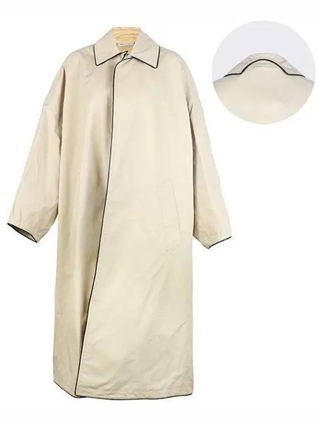 Luxury Balenciaga  Cocoon Belted Coat Beige
