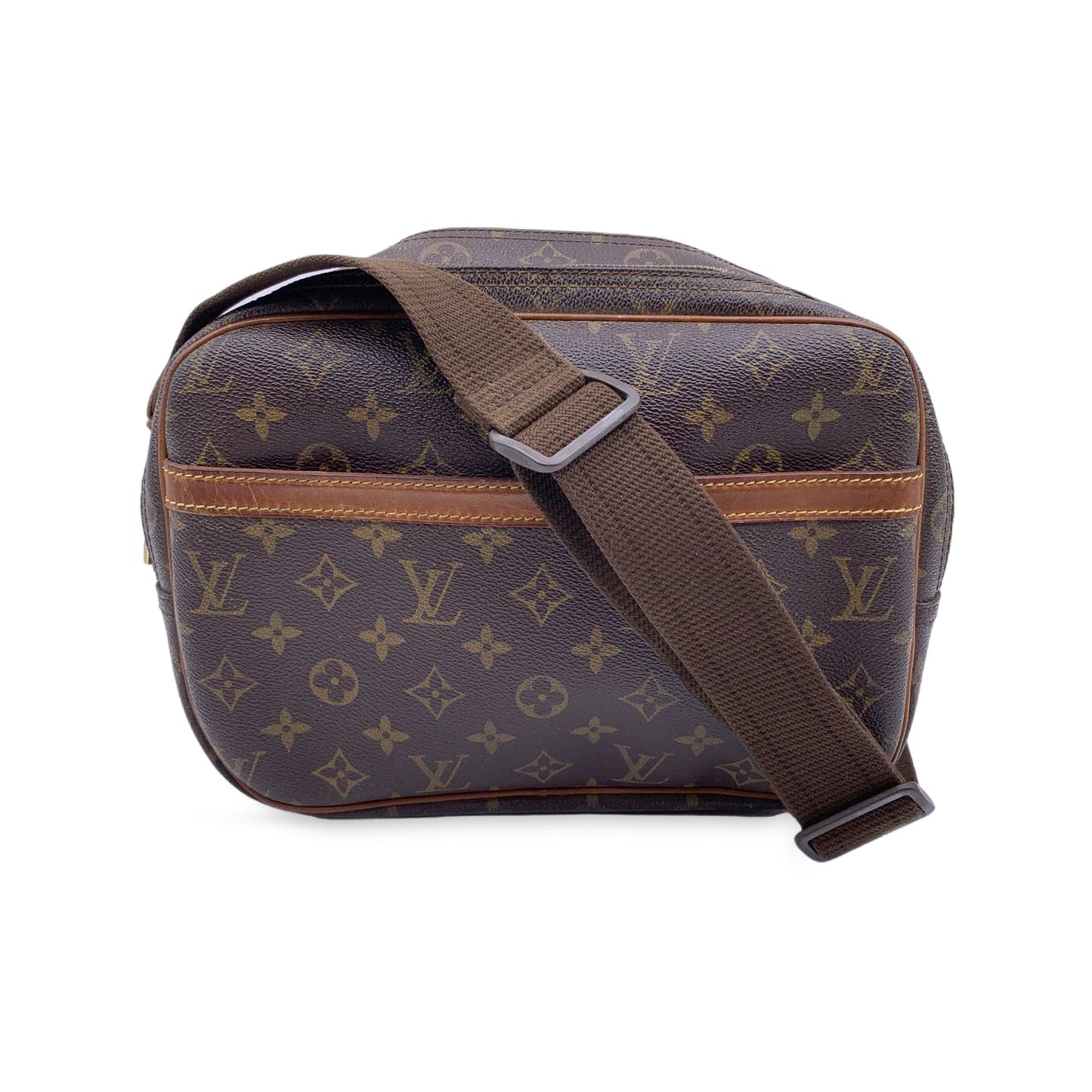 LOUIS VUITTON Monogram Reporter Pm Canvas Messenger Bag M45254