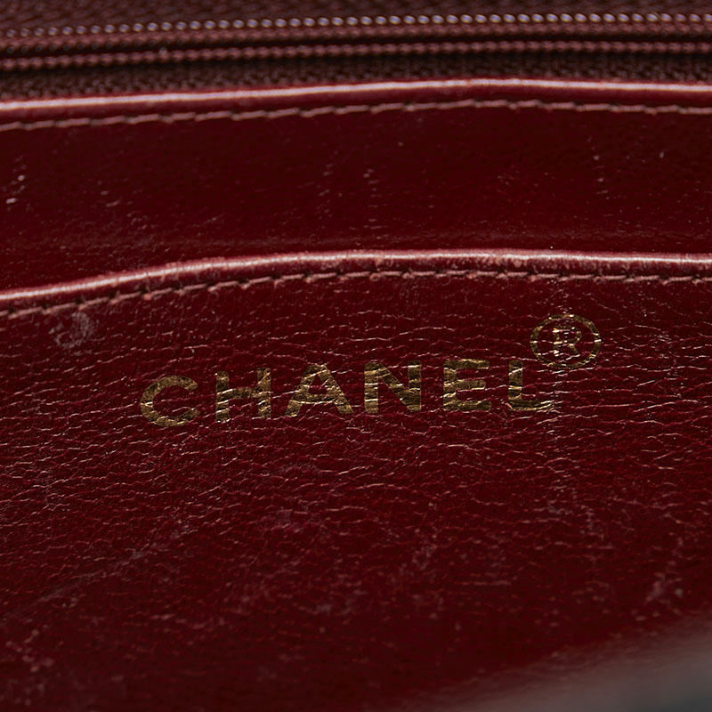 Chanel Mattress 34  Chain houlder Bag  Bag Black Gold   CHANEL