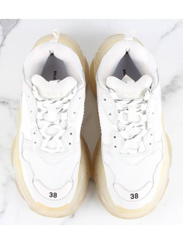 Luxury Balenciaga  Triple S clear sole sneakers 38 250