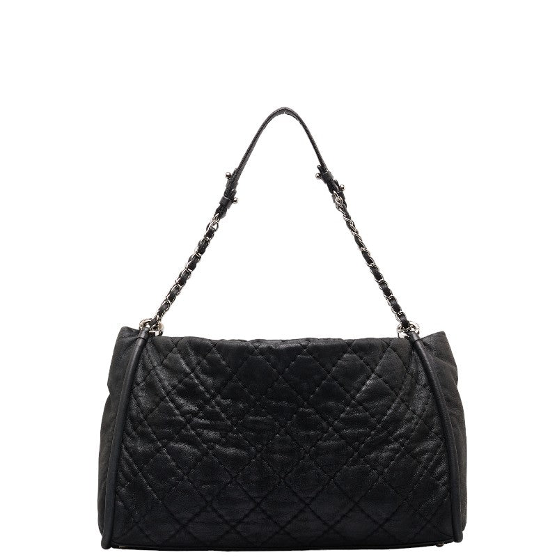 Chanel Matrases Coco Chain Tote Bag Shoulder Bag Black  S  Chanel