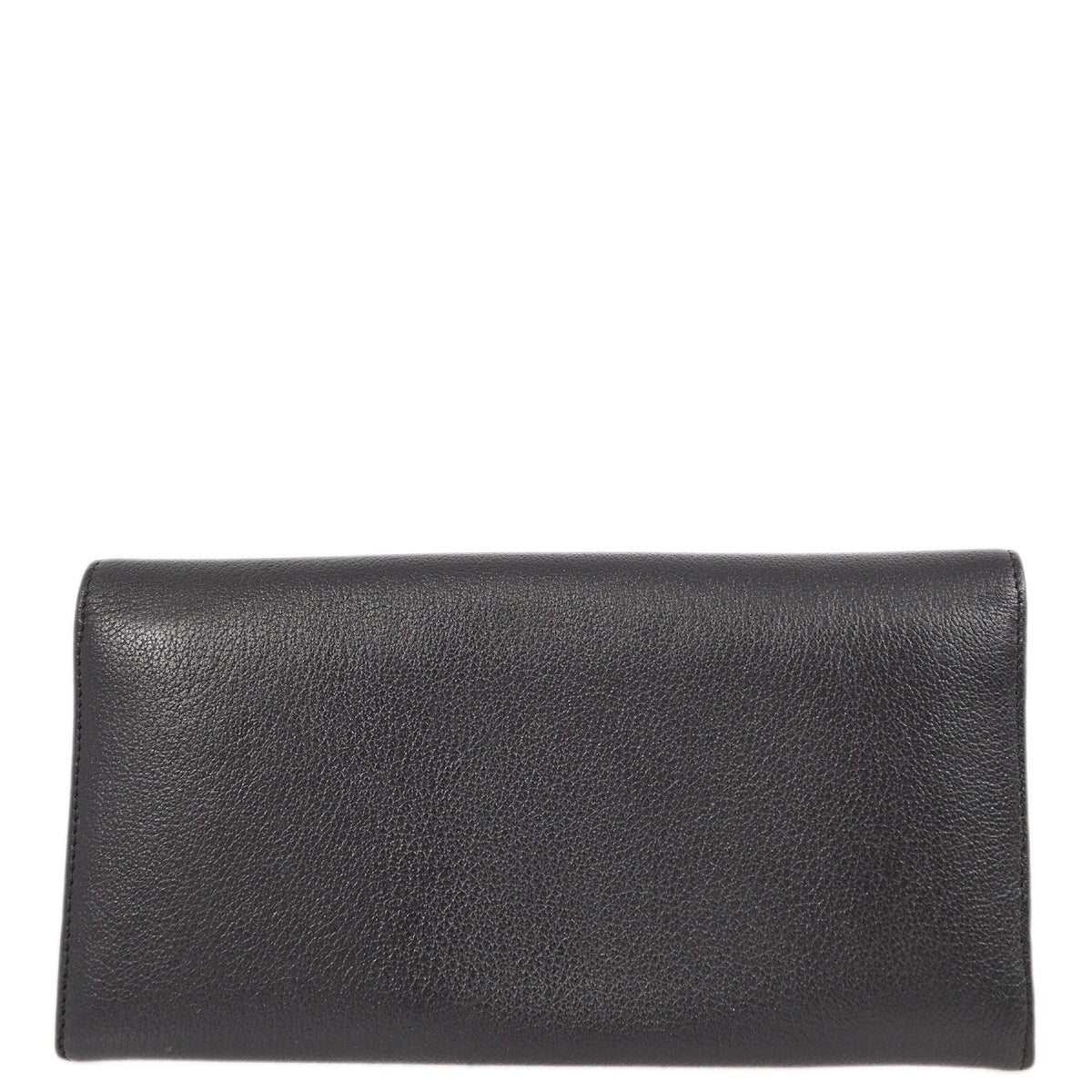 Chanel Black Caviar Camellia Wallet Purse