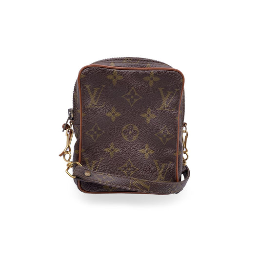 LOUIS VUITTON Vintage Monogram Canvas Mini Danube Crossbody Bag