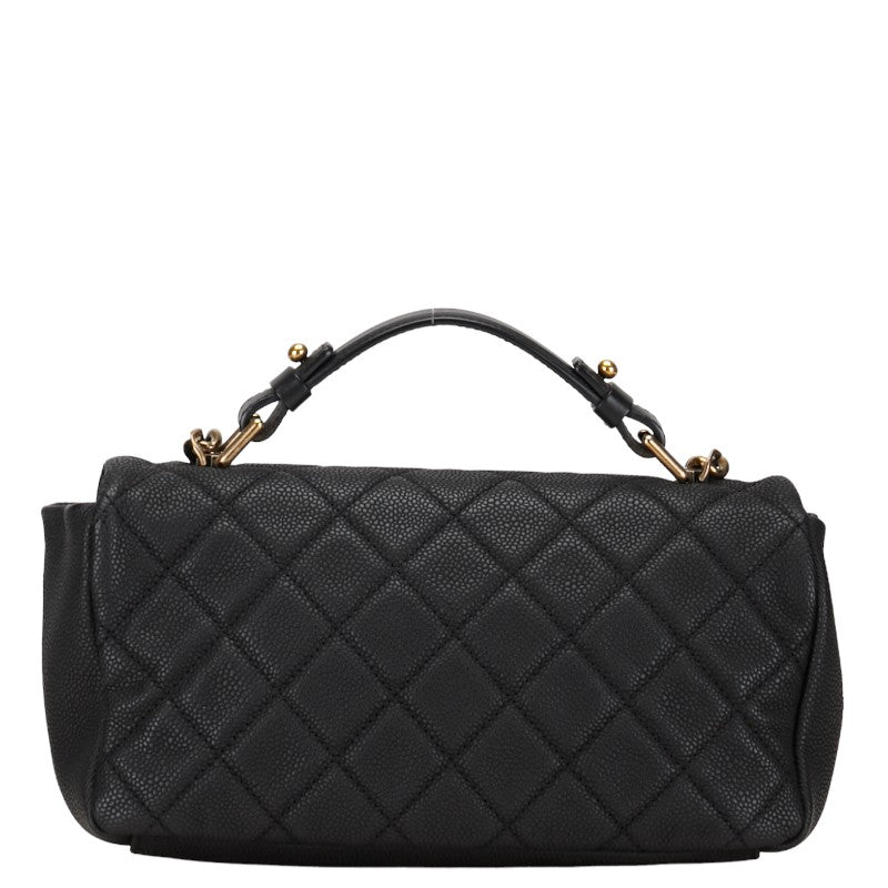 Chanel Matrasse 25 Coco Handbag Chain Shoulder Bags Black G Caviar S  Chanel