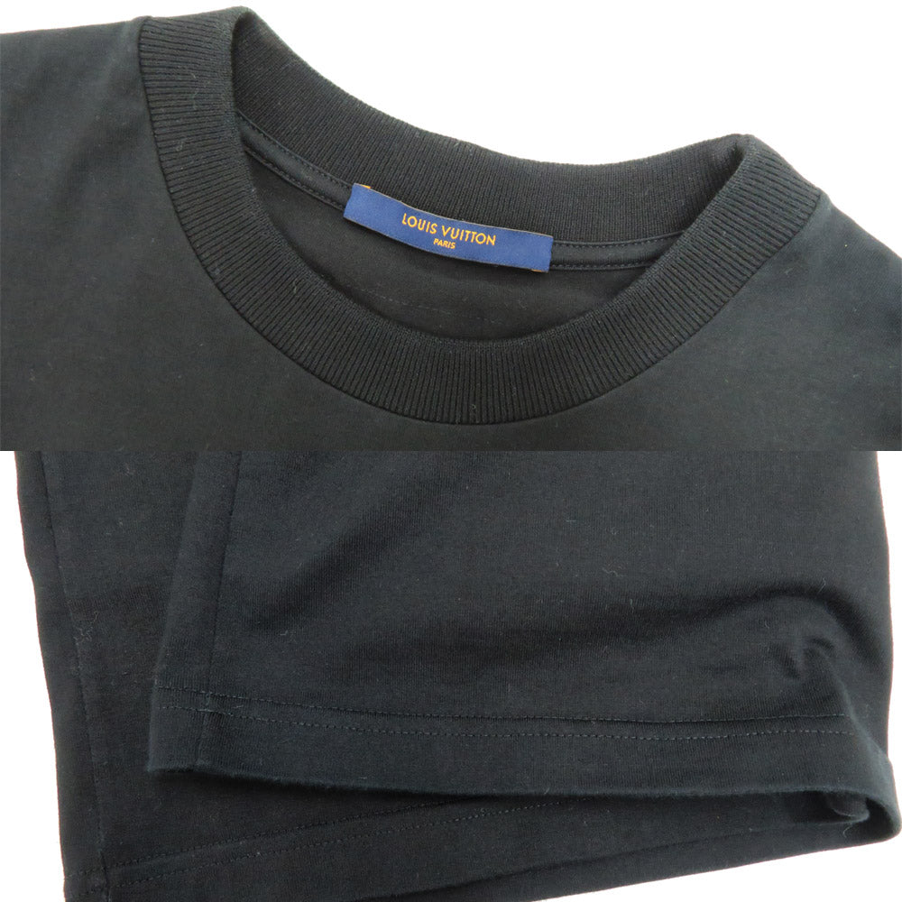 Louis Vuitton LV Cartoon   Black Size M 2021SS Cotton LV  Tops Apparel Clothes Mens