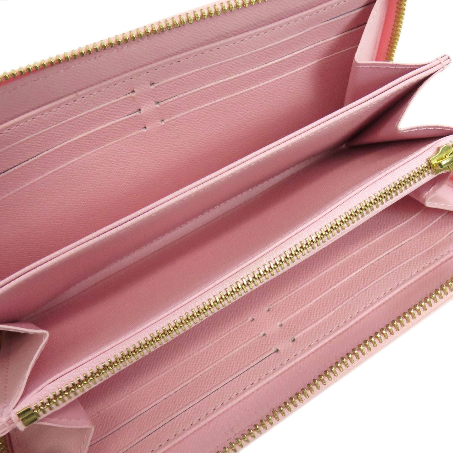 Louis Vuitton Monogram pink yellow Monogram Long Wallet (Bi-Fold)