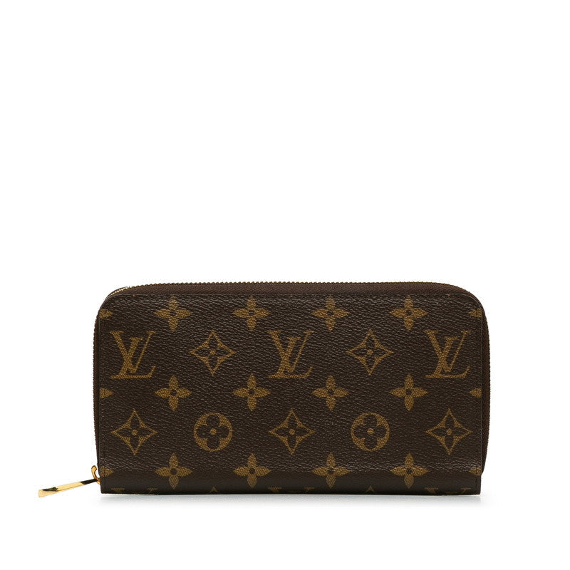 Louis Vuitton Monogram M42616 Long Wallet Leather Brown