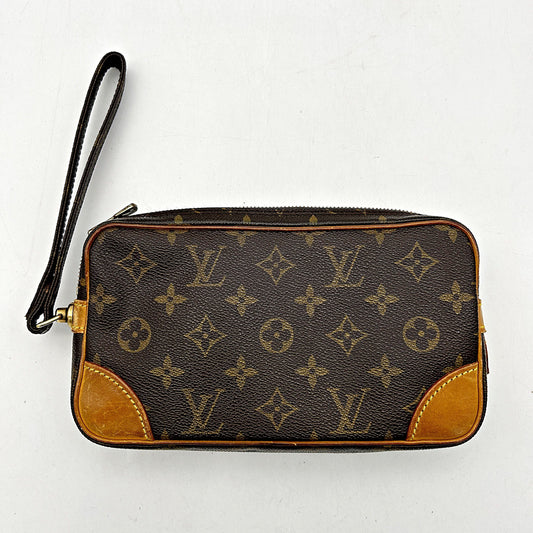 LOUIS VUITTON Monogram Pochette Marly Dragonne  lv9919cc