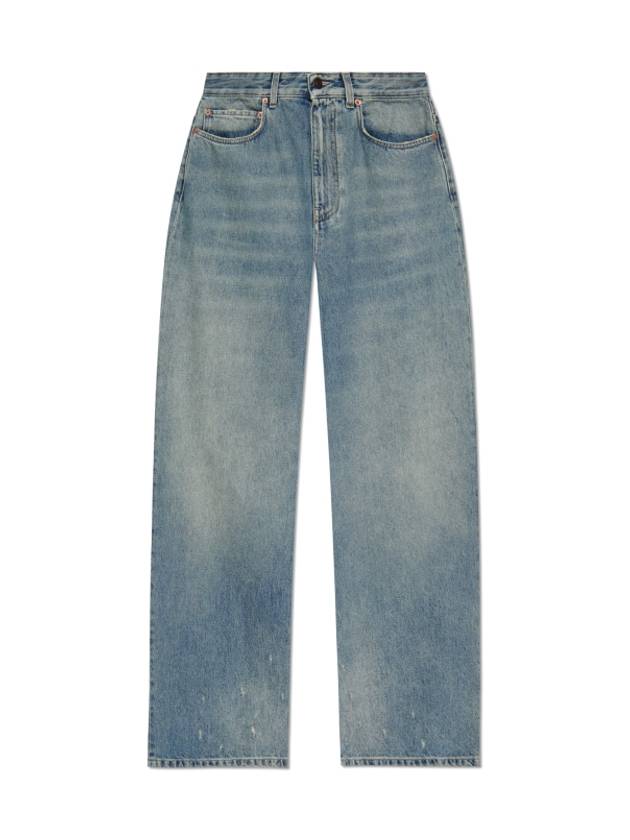 Luxury Balenciaga  Low Crotch Jeans Blue