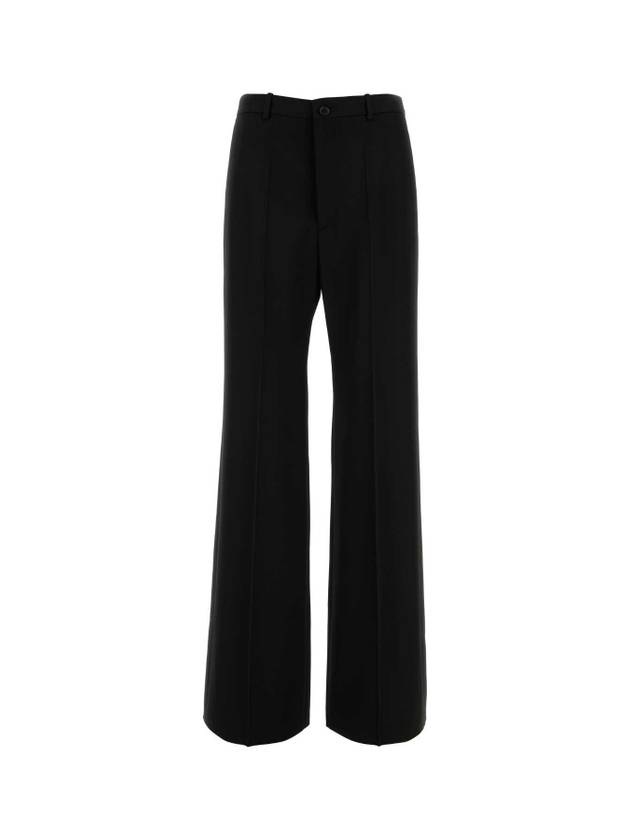 Luxury Balenciaga  Regular Fit Tailored Wide Pans Black