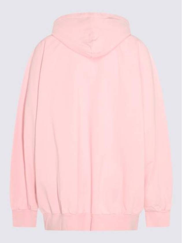 Luxury Balenciaga  College Logo Hoodie Pink