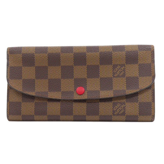 Louis Vuitton Monogram Rouge Monogram Canvas Long Wallet (Bi-Fold)