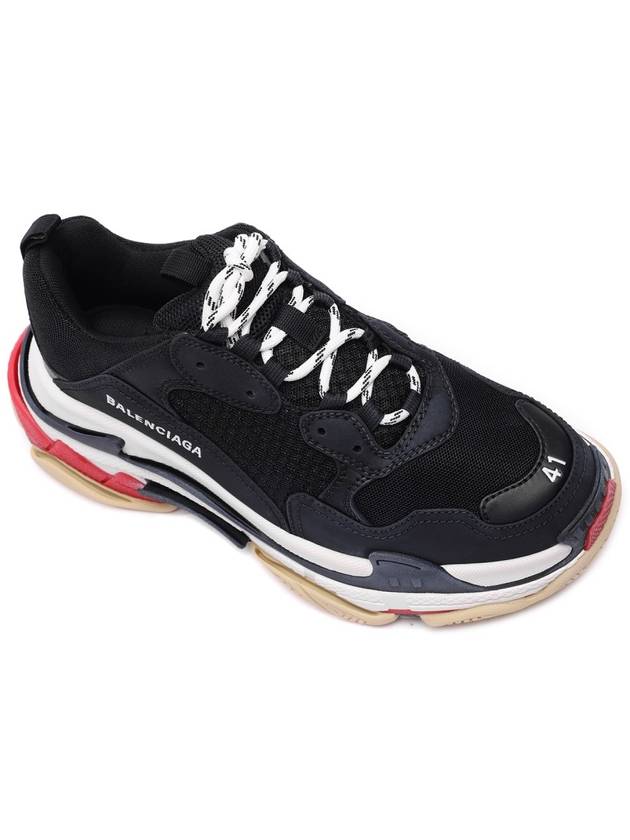 Luxury Balenciaga  Triple S Low Top Sneakers Black