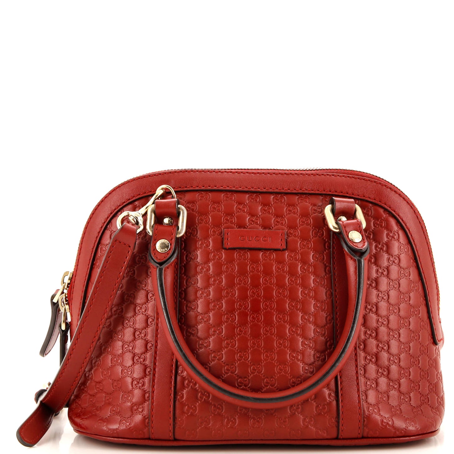 Convertible Dome Satchel (Outlet) Microguccissima Leather Mini
