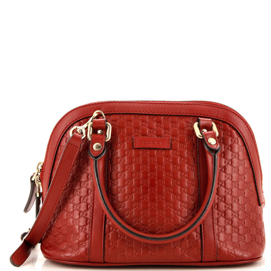 Convertible Dome Satchel (Outlet) Microguccissima Leather Mini