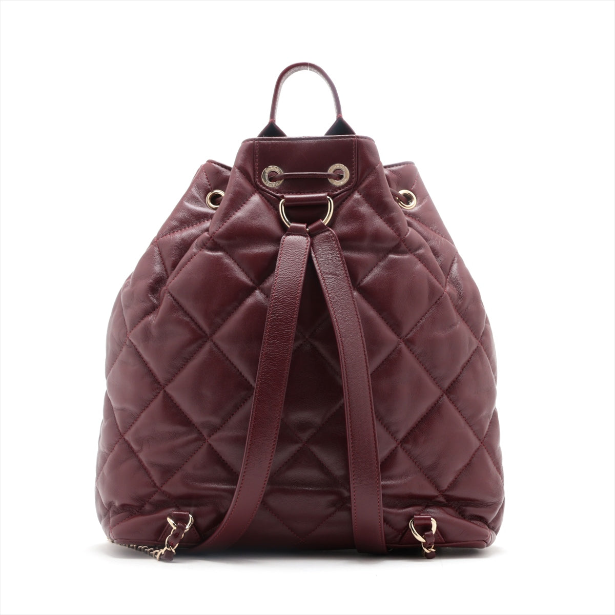 Chanel Matrasse in Chain Ruckside Bordeaux G  28th