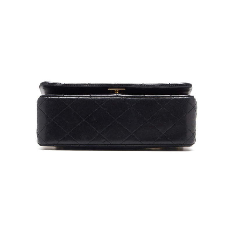 Chanel Mini Trace Full Flap Turnlock Chain Shoulder  Black  Shoulder Bag Miniature Shoulder Bag  Bag Hybrid  Ship SS] E-