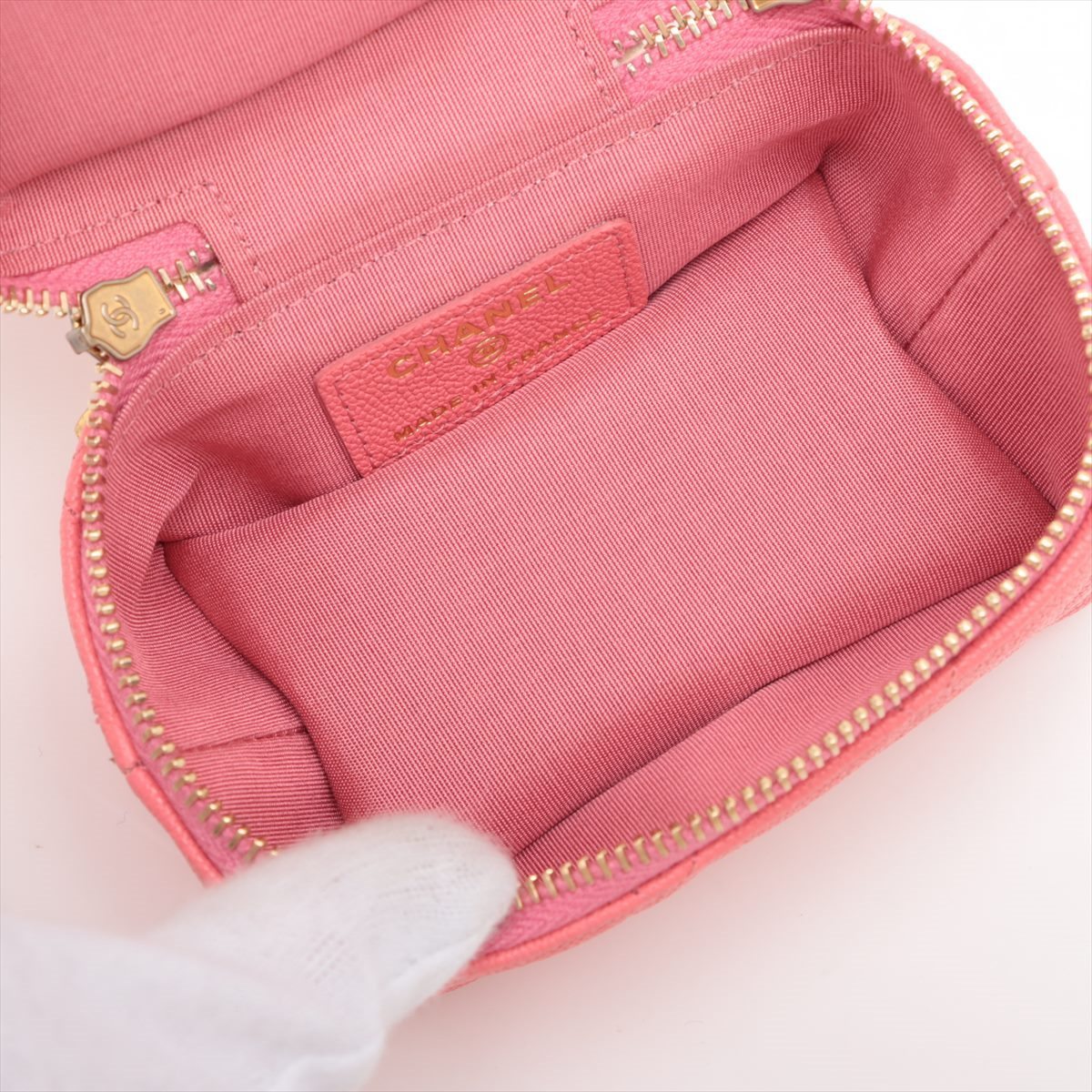 Chanel Matrasse Caviar S Chain Shoulder Bag Mini Pink G  31st