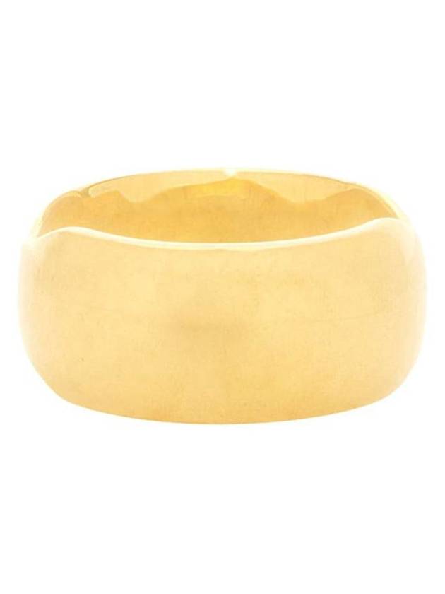 Luxury Balenciaga  engraved logo polished finish ring 765847TZ99G