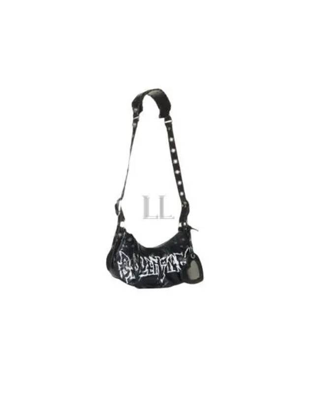 Luxury Balenciaga  Le Cargol XS DIY Metal Lambskin Shoulder Bag Black
