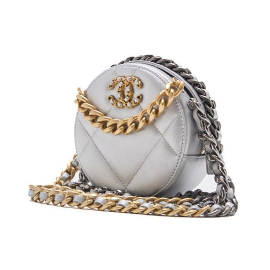 CHANEL 【CHANEL】 CHANEL 19 Matrasse Chain Shoulder  Silver (g  silver gold) Tote Bag  Stunt Bag  Hybrid 【 Ship】  Online