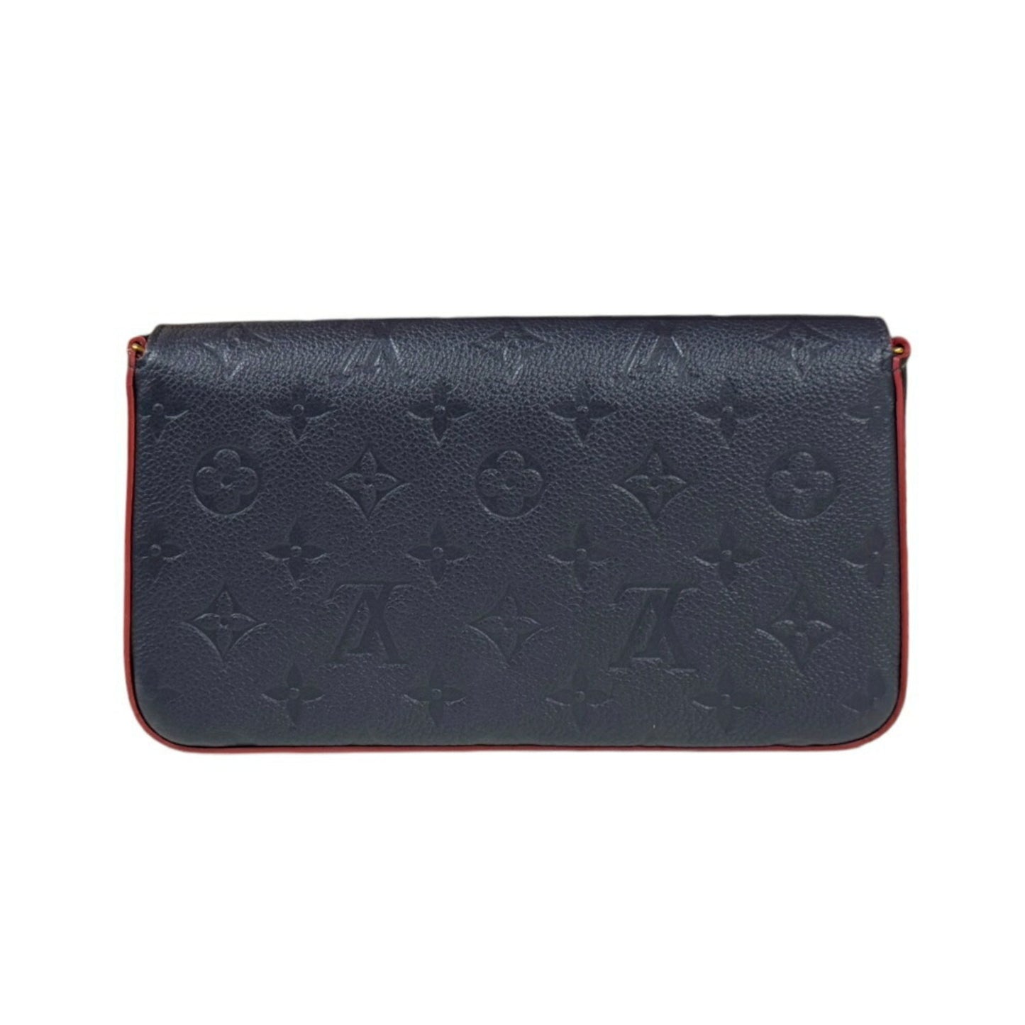 Louis Vuitton Monogram Empreinte Marine Rouge Navy Monogram Empreinte Shoulder Bag